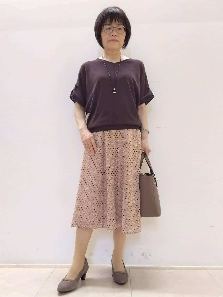 tokuさんの「Reflect｜【選べる7色◎／手洗い可／二の腕カバー】半袖ニット」を使ったコーディネート