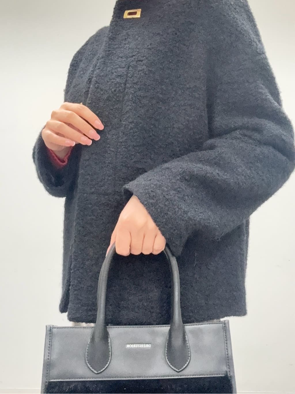 BUNさんの「DRESSTERIOR｜◆ループヤーンショートジャケット」を使ったコーディネート
