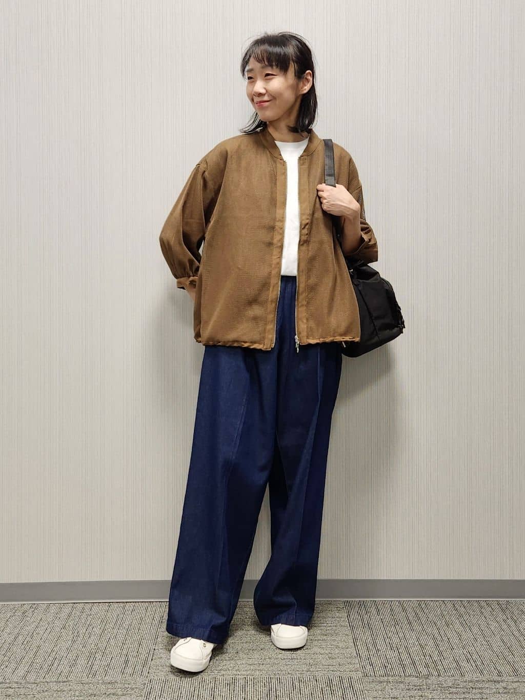 naraさんの「Dessin｜【洗える】オーガニックコットンフレンチスリーブ」を使ったコーディネート