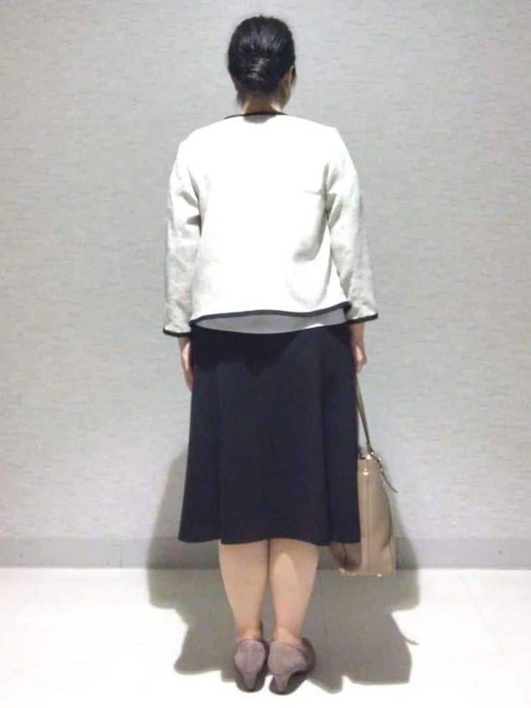 sakoさんの「Reflect｜【軽い着心地】メッシュツイードジャケット」を使ったコーディネート