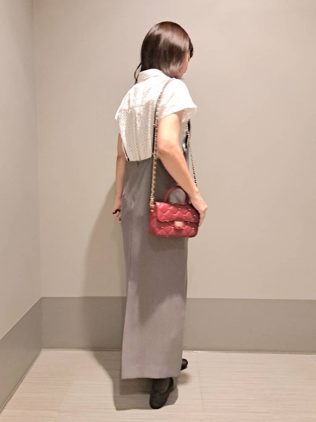 Takahashiさんの「DRESSTERIOR｜◆【美人百花/モデル美香着用】コンフォートアイラインキャミワンピース」を使ったコーディネート