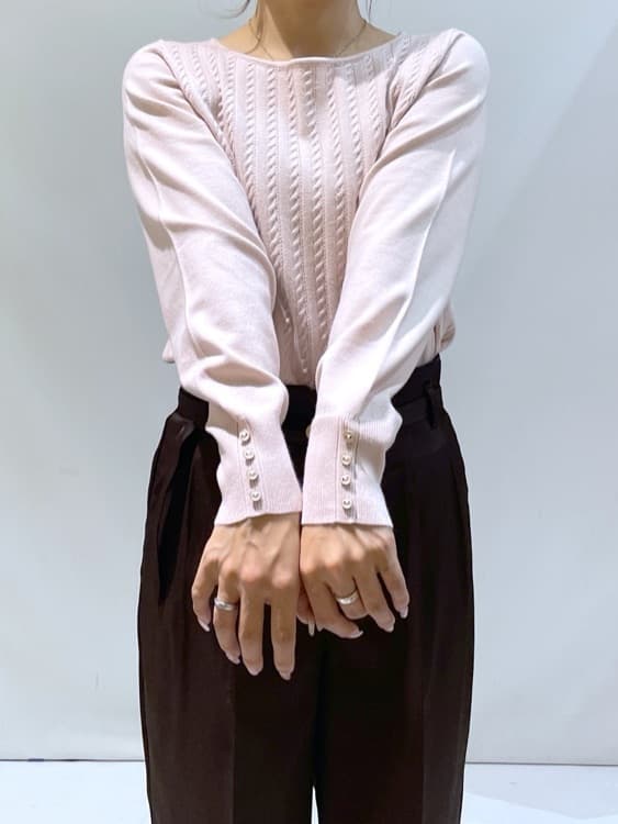 manaさんの「OPAQUE.CLIP｜ベルト付き2タックワイドパンツ【洗濯機OK／ストレッチ／防シワ／イージーアイロン】」を使ったコーディネート