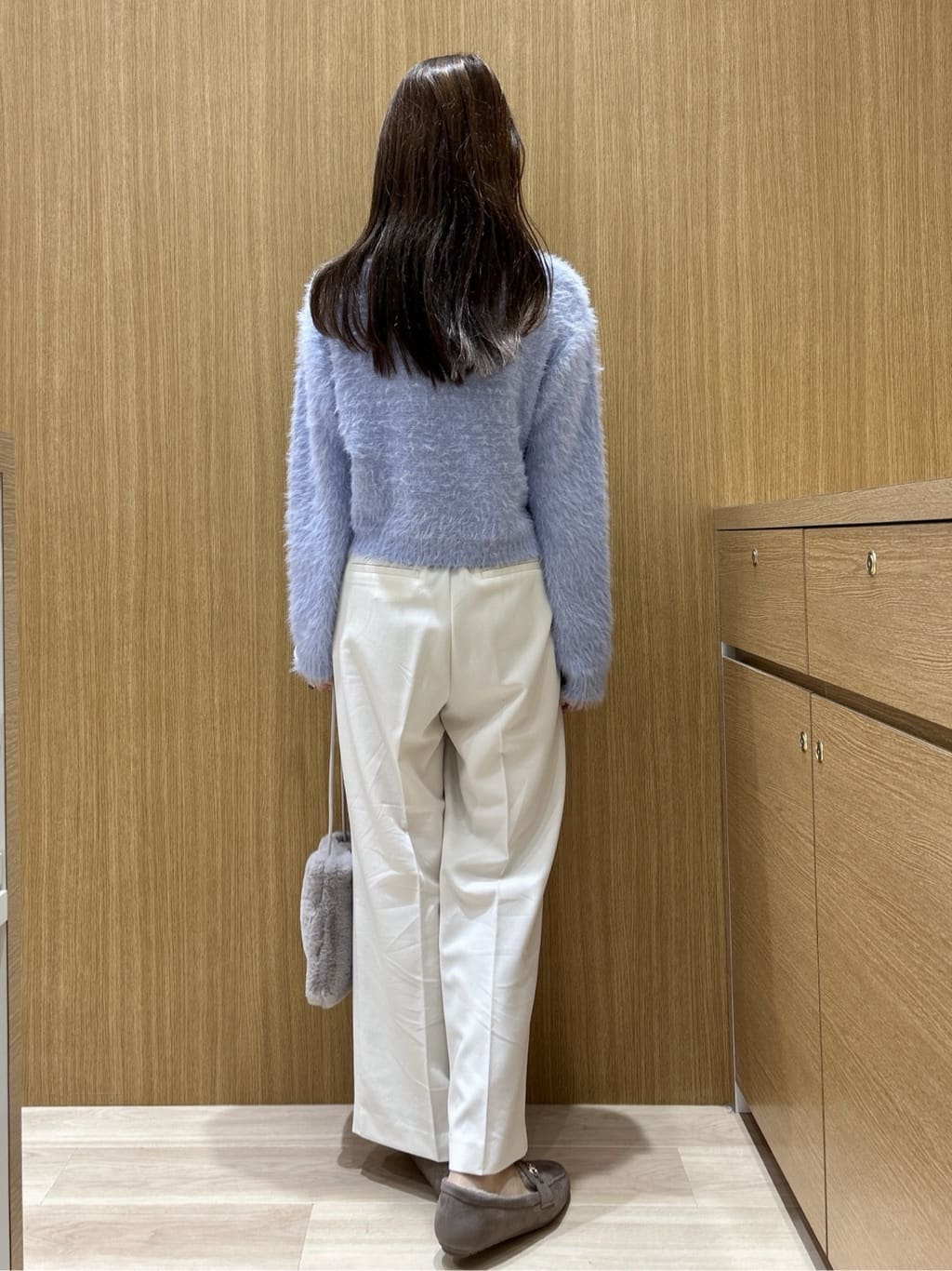 maiさんの「OPAQUE.CLIP｜ラメシャギーニット【洗濯機OK】」を使ったコーディネート