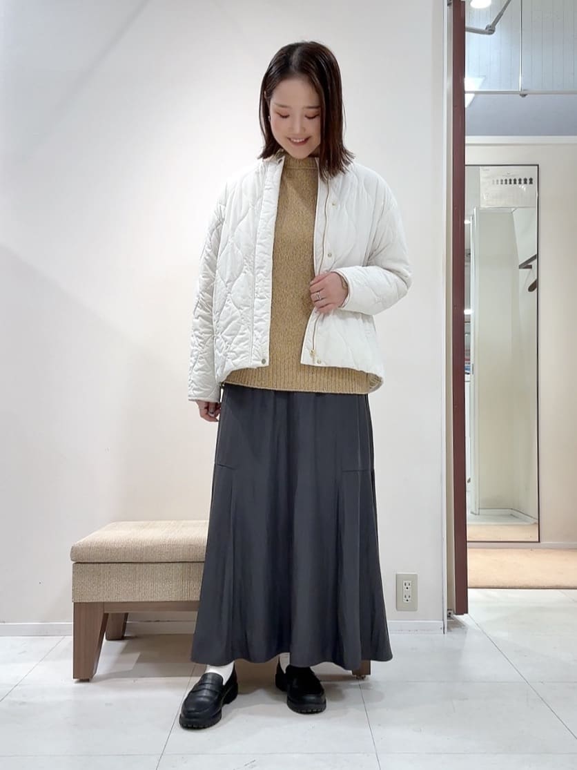 YUIさんの「UNTITLED｜【ゆったり】三つ杢カラーニット」を使ったコーディネート