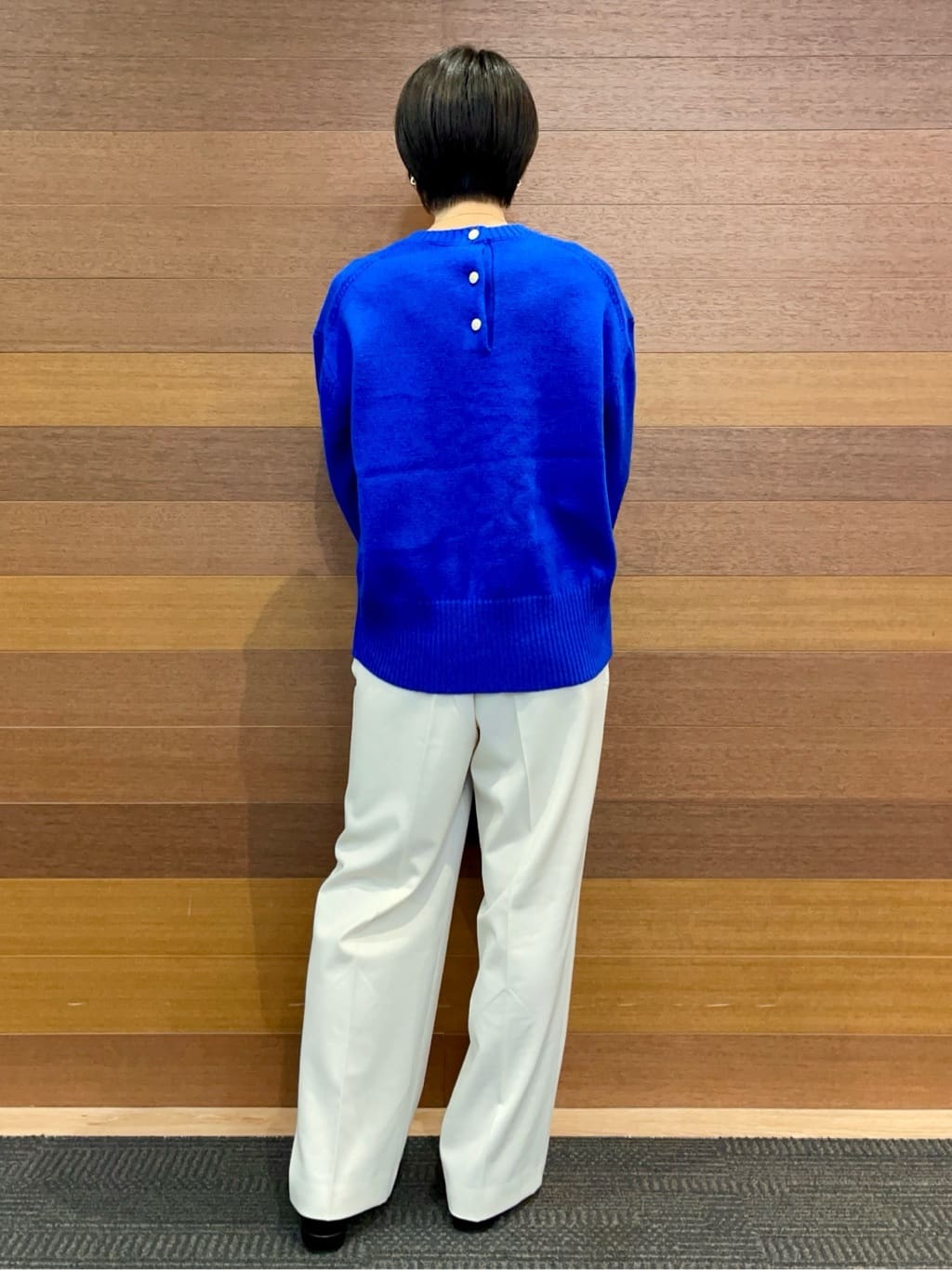 umiさんの「OPAQUE.CLIP｜ウォームタッチ イージーワイドパンツ【洗濯機洗OK／ストレッチ】≪SS～LL≫」を使ったコーディネート