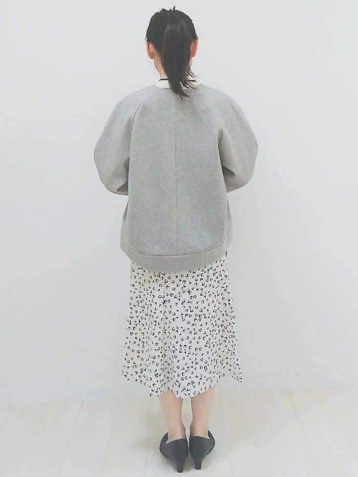 SANAさんの「Reflect｜【ゆったりシルエット】ジャージメルトンコクーンジャケット」を使ったコーディネート