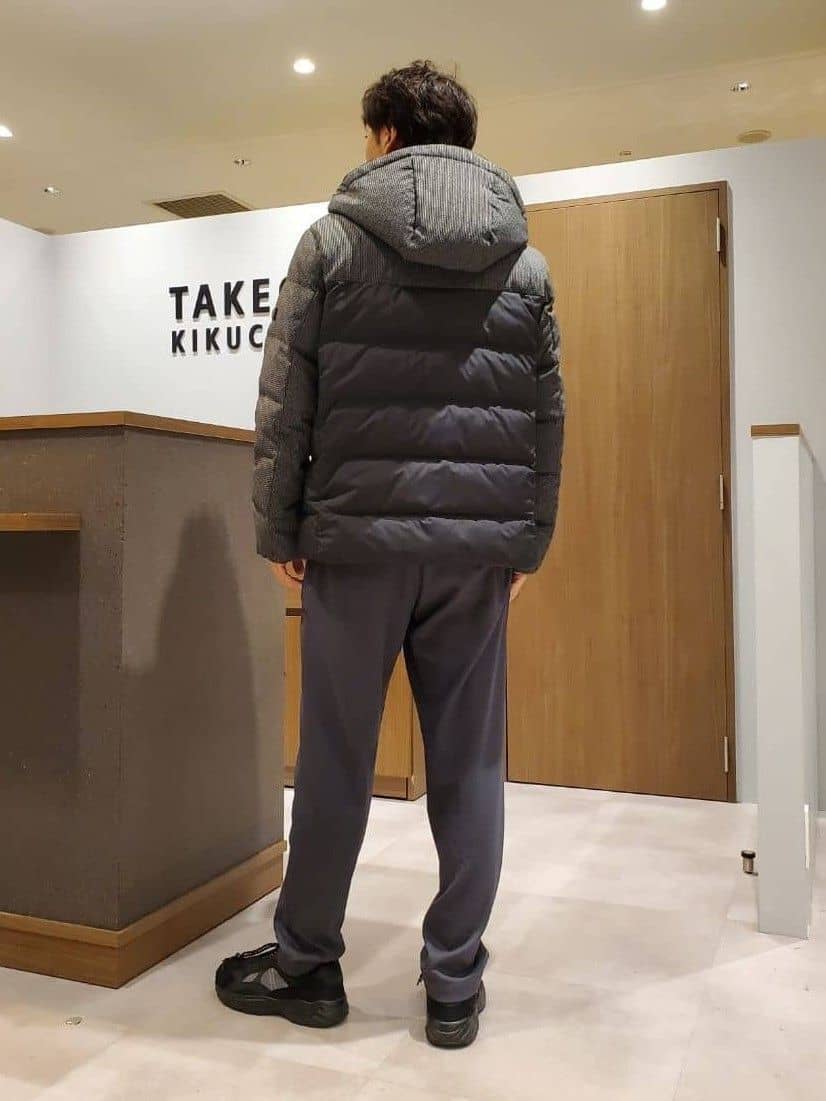 ishidaさんの「TAKEO KIKUCHI｜カラーコンビ ダウンブルゾン」を使ったコーディネート