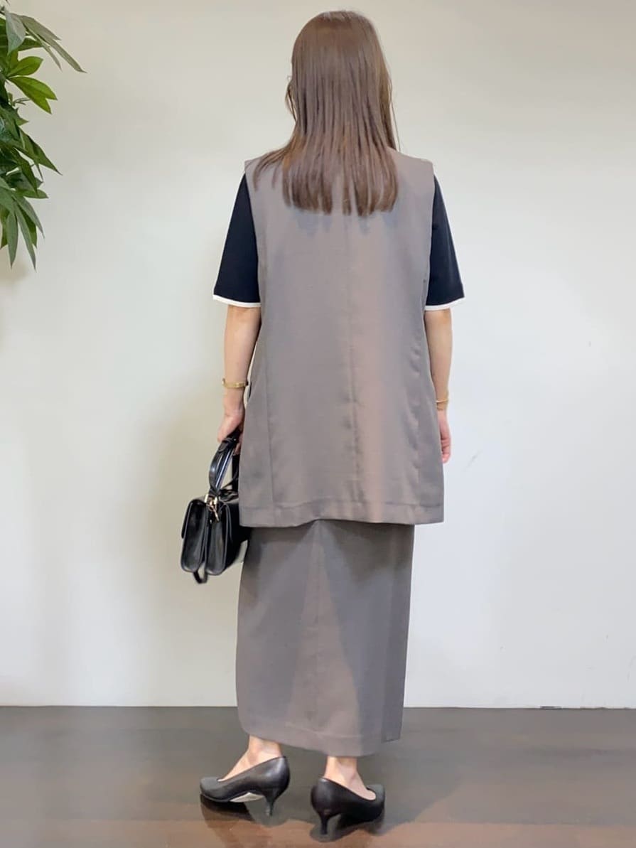 tomoさんの「UNTITLED｜【セットアップ可/洗える】スラブテーラードカラージレ」を使ったコーディネート