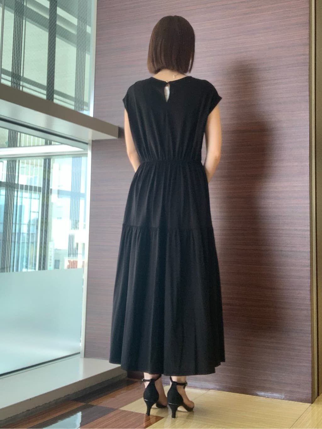 anaさんの「UNTITLED｜【ティアード/洗える】コットンロングワンピース」を使ったコーディネート