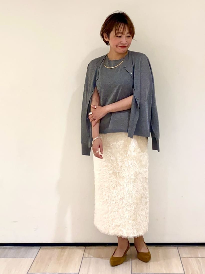 mari_831さんの「UNTITLED｜【アンサンブル可/洗える】シアーノースリーブ プルオーバー」を使ったコーディネート