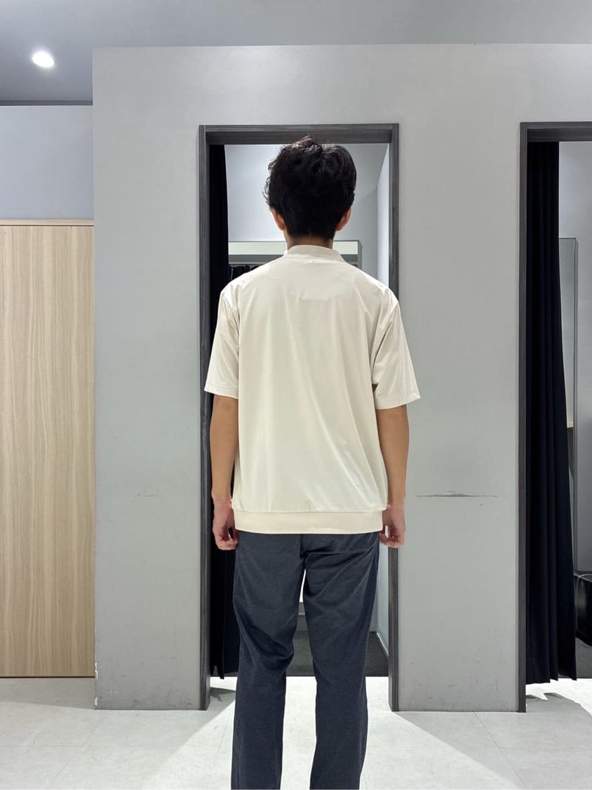 わいずみさんの「TAKEO KIKUCHI｜【COOL CITY WEAR】DotAir（R）サッカー シャツ」を使ったコーディネート