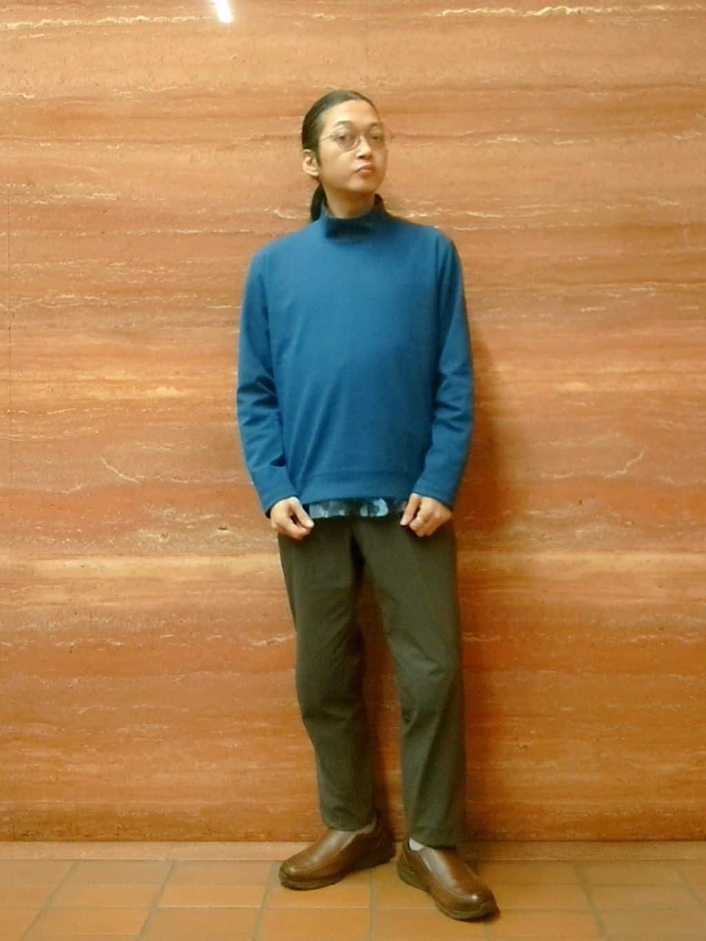 かしげるさんの「TAKEO KIKUCHI｜【Sサイズ～】ウォーム ミラノリブ オフネック プルオーバー」を使ったコーディネート