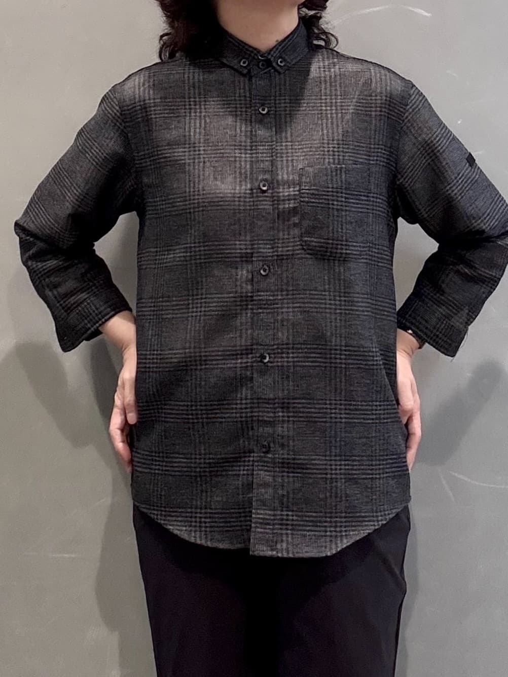 のぐみさんの「TAKEO KIKUCHI｜【COOL CITY WEAR】テーラードTシャツ /接触冷感」を使ったコーディネート