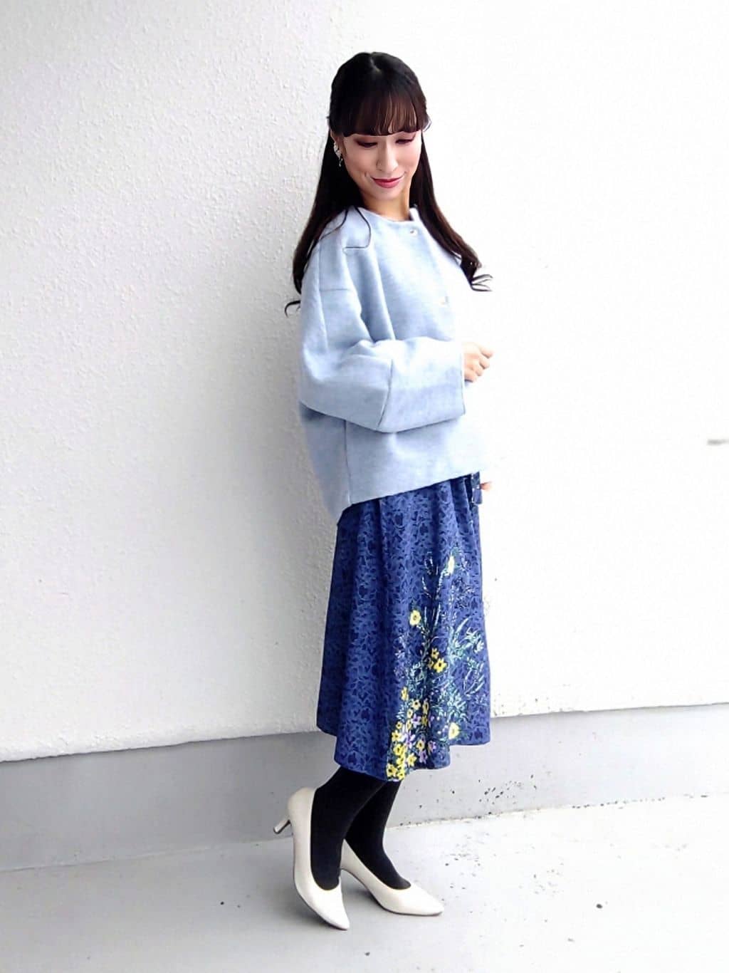 keinaさんの「SunaUna｜【ショート丈】ノーカラーライトアウター」を使ったコーディネート