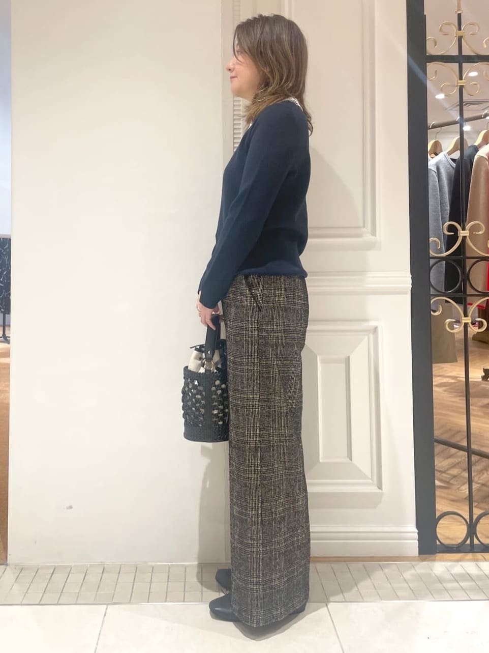 makiさんの「DRESSTERIOR｜◆ソフトレザーバレエシューズ」を使ったコーディネート