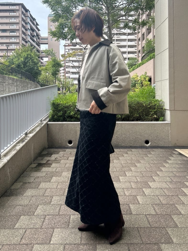 ga_riさんの「THE SHOP TK｜カバーオールジャケット【洗える】」を使ったコーディネート