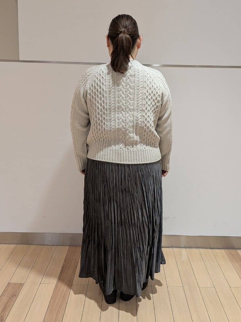 TAKAさんの「UNTITLED｜【洗える】スポンディッシュ ケーブル柄ニット」を使ったコーディネート