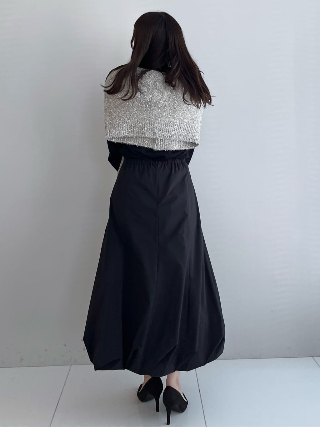 Saekoさんの「UNTITLED｜【8色展開／コンパクト丈】レーヨン混 コクーンニット」を使ったコーディネート