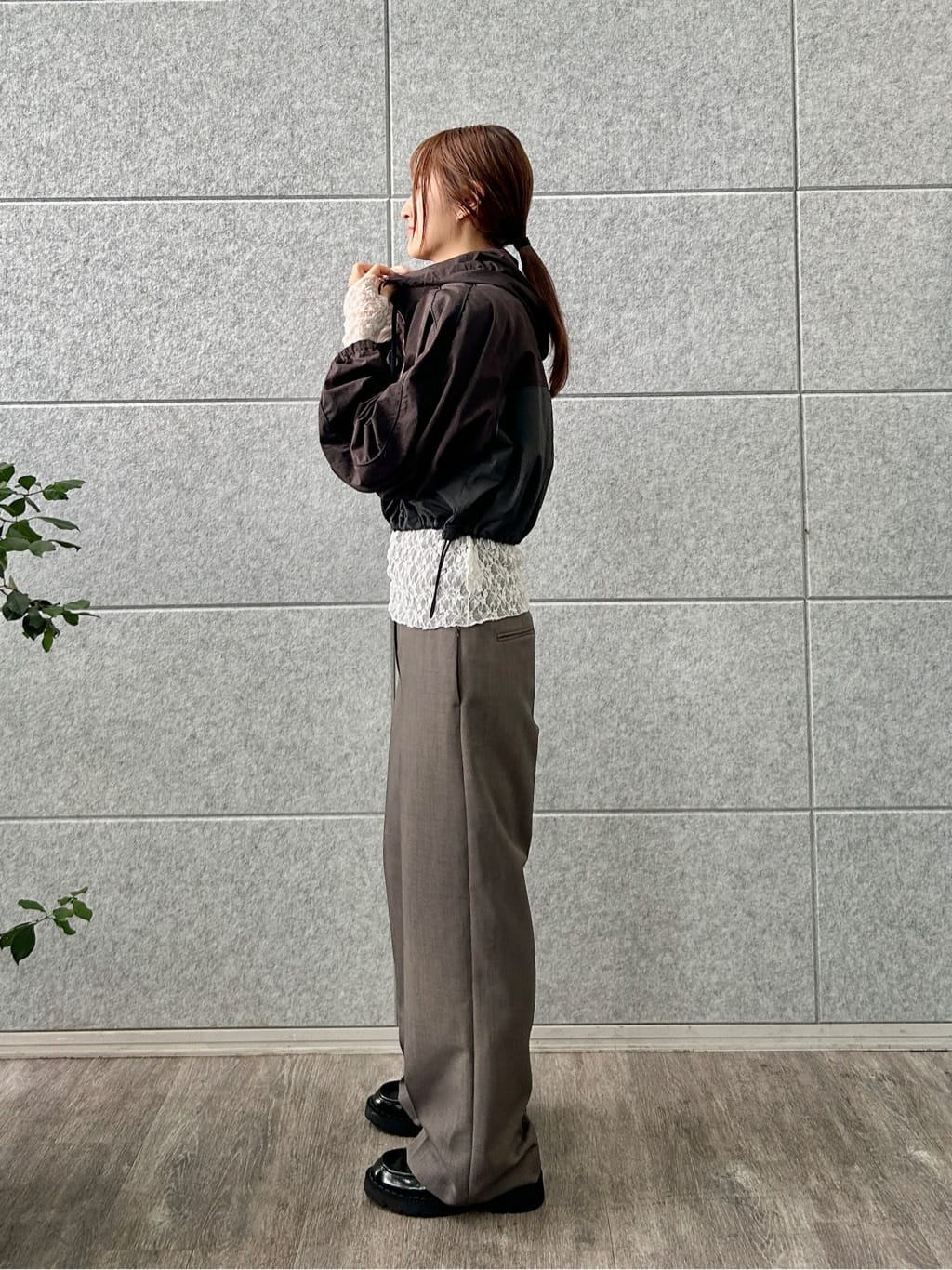 harunaさんの「CODE A｜urban light crop blouson」を使ったコーディネート
