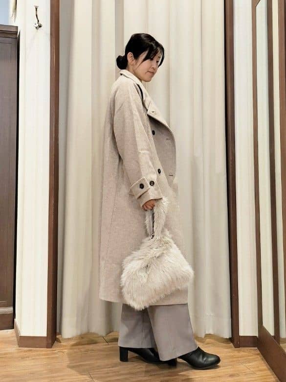 chami さんの「SHOO･LA･RUE｜【洗濯機可/S-LL】インせず着られる ふわふわハイネックニット」を使ったコーディネート