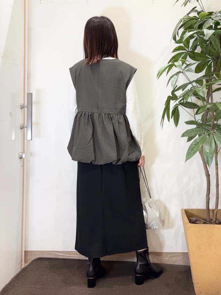 宗形さんの「SHOO･LA･RUE｜【S-LL】美しく見せる ボートネックロンT」を使ったコーディネート