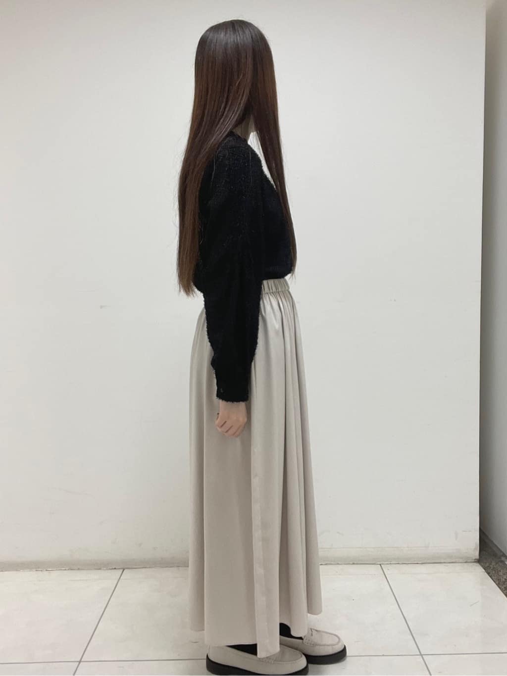 mさんの「INDIVI｜【きれいめ／オフィス／イベント】フェザージャカードブラウス」を使ったコーディネート