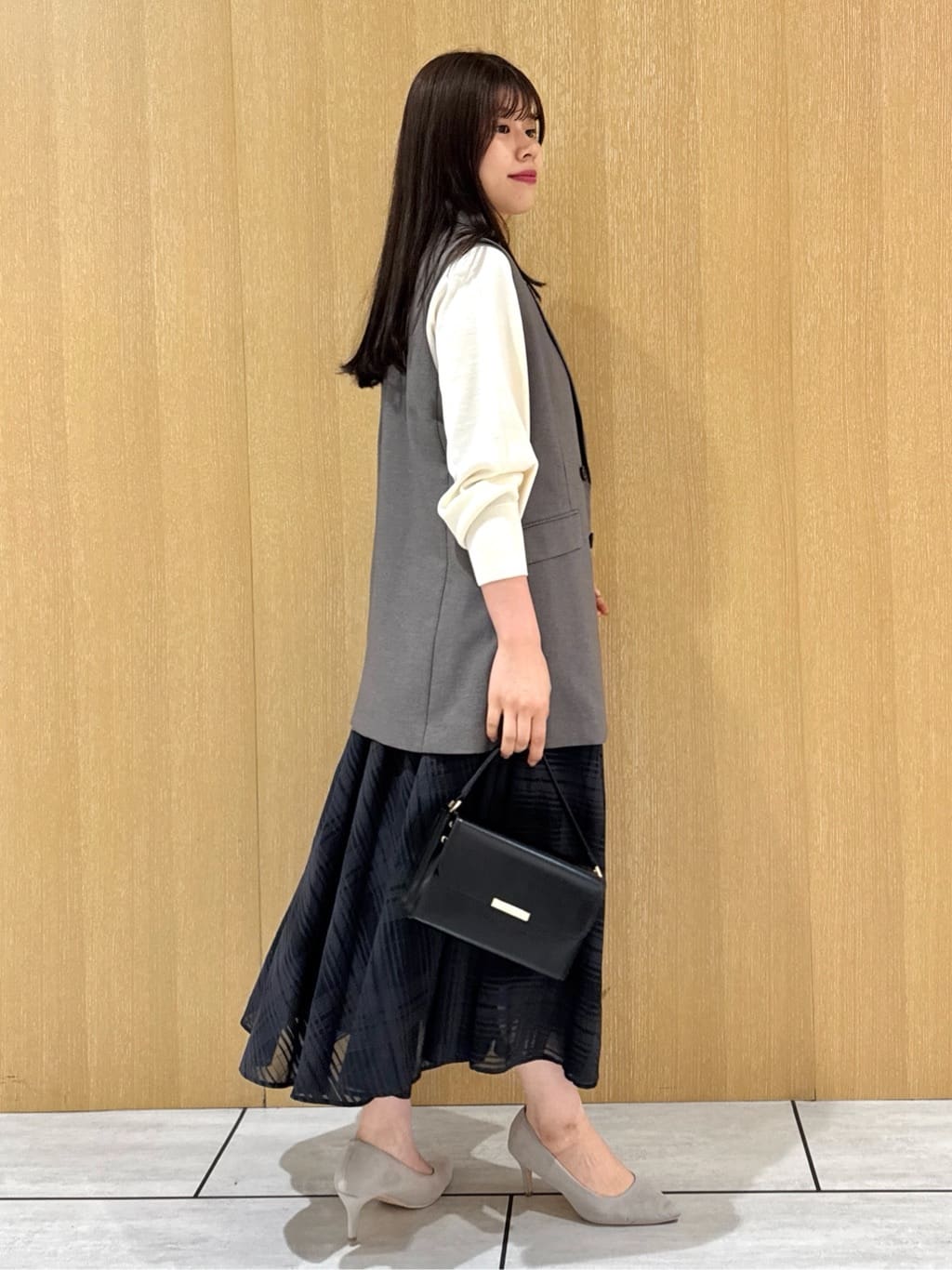 nanaさんの「UNTITLED｜【セットアップ可/洗える】スラブテーラードカラージレ」を使ったコーディネート
