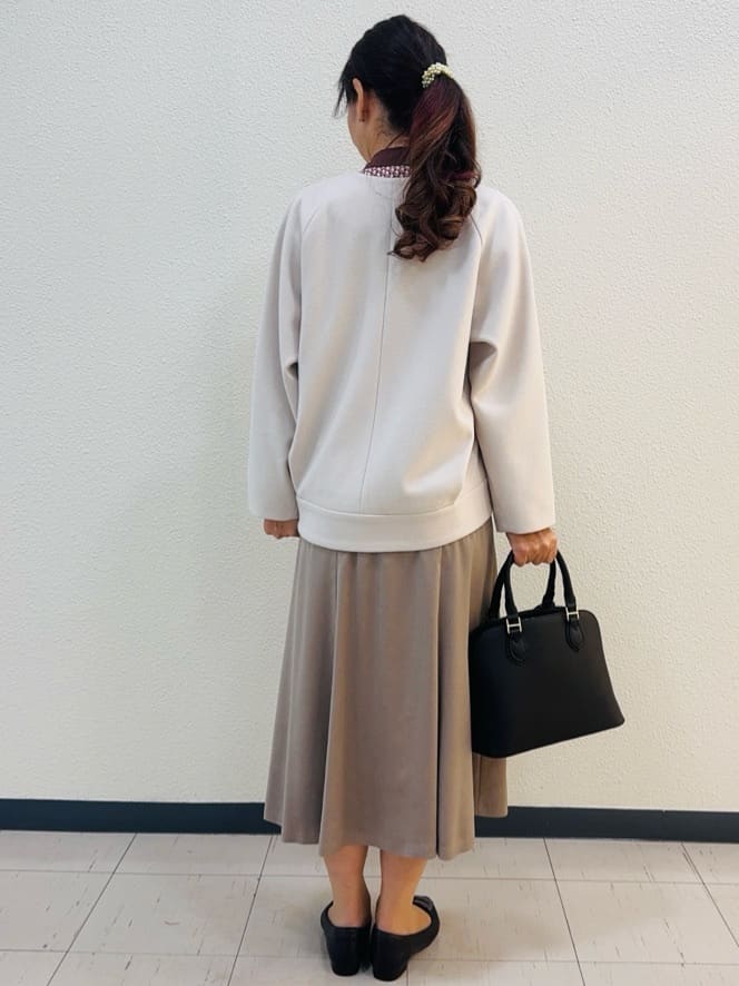 ⭐︎Eimi⭐︎さんの「Reflect｜【ゆったりシルエット】ジャージメルトンコクーンジャケット」を使ったコーディネート