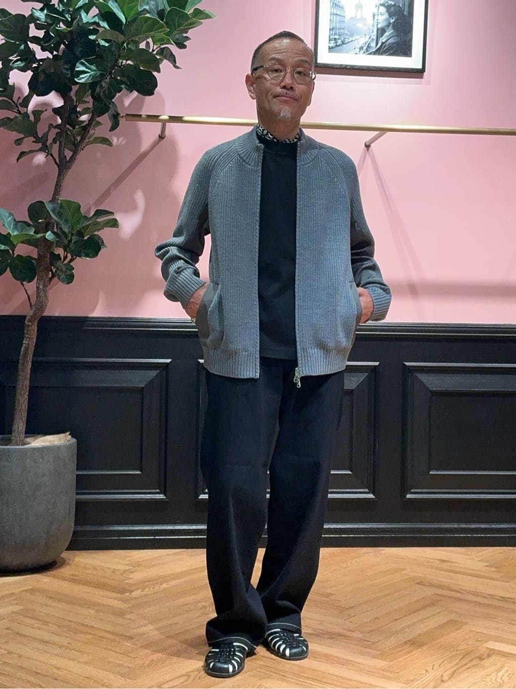 torigoeさんの「DRESSTERIOR｜ミリタリーニットジャケット」を使ったコーディネート