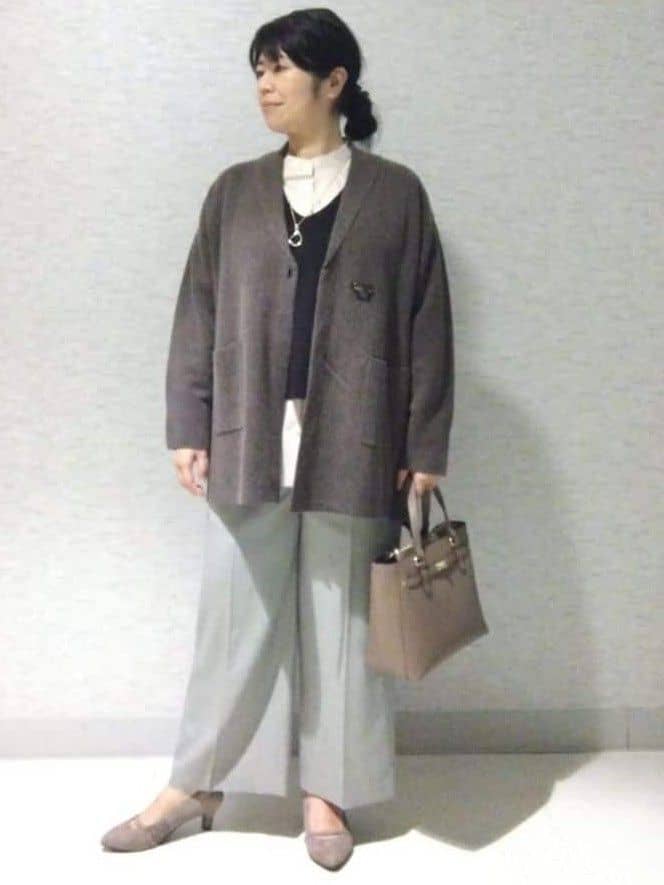 sakoさんの「Reflect｜【さらっと一枚で決まる／重ね着にもおすすめ◎】タックスリーブシャツブラウス」を使ったコーディネート