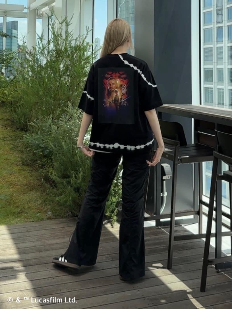 mさんの「tk.TAKEO KIKUCHI｜【STAR WARS】Capsule Collection タイダイTシャツ」を使ったコーディネート