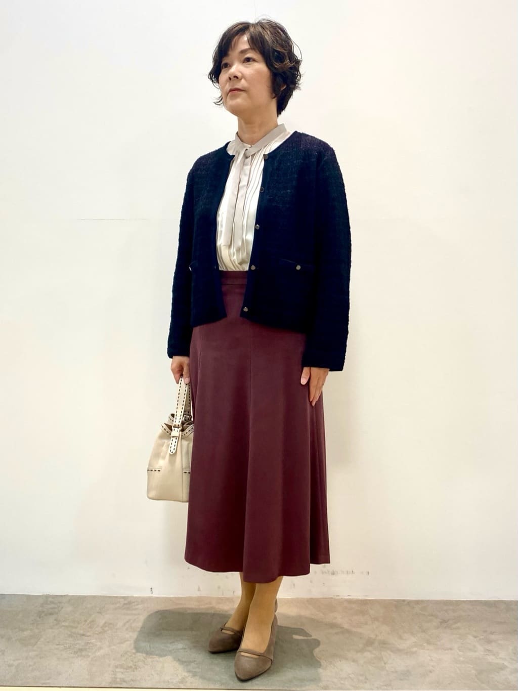 oharaさんの「Reflect｜【ライトアウター／ゆったりシルエット／気軽な羽織に◎】ドライタッチカーディガン」を使ったコーディネート