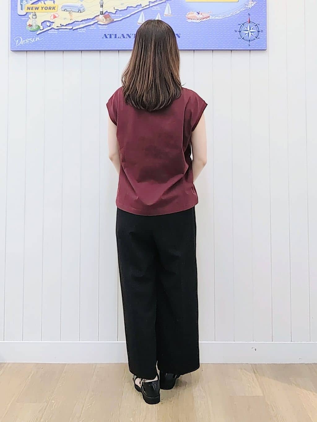itoさんの「Dessin｜【洗える】オーガニックコットンフレンチスリーブ」を使ったコーディネート
