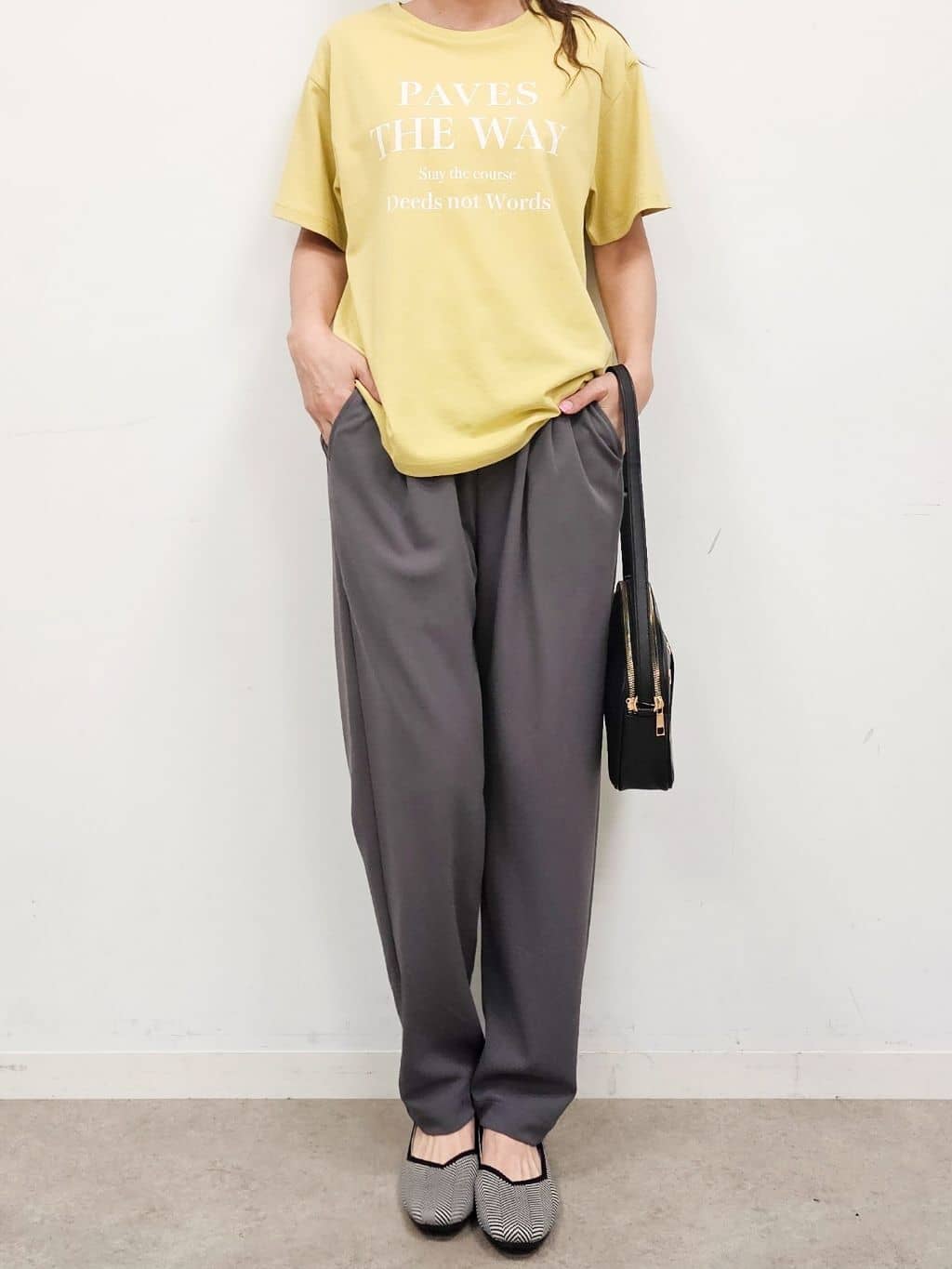 ゆゆさんの「SHOO･LA･RUE｜【S-LL/ひんやり/UV】選べる6柄でそれぞれ欲しくなる プリントTシャツ」を使ったコーディネート