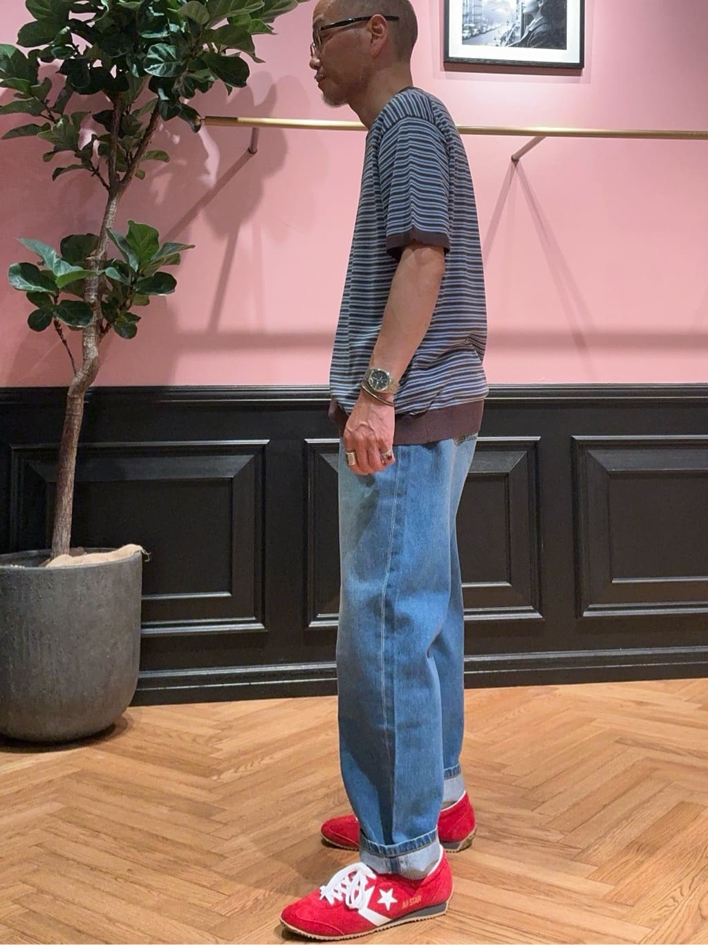 torigoeさんの「DRESSTERIOR｜ストレッチメッシュベルト」を使ったコーディネート