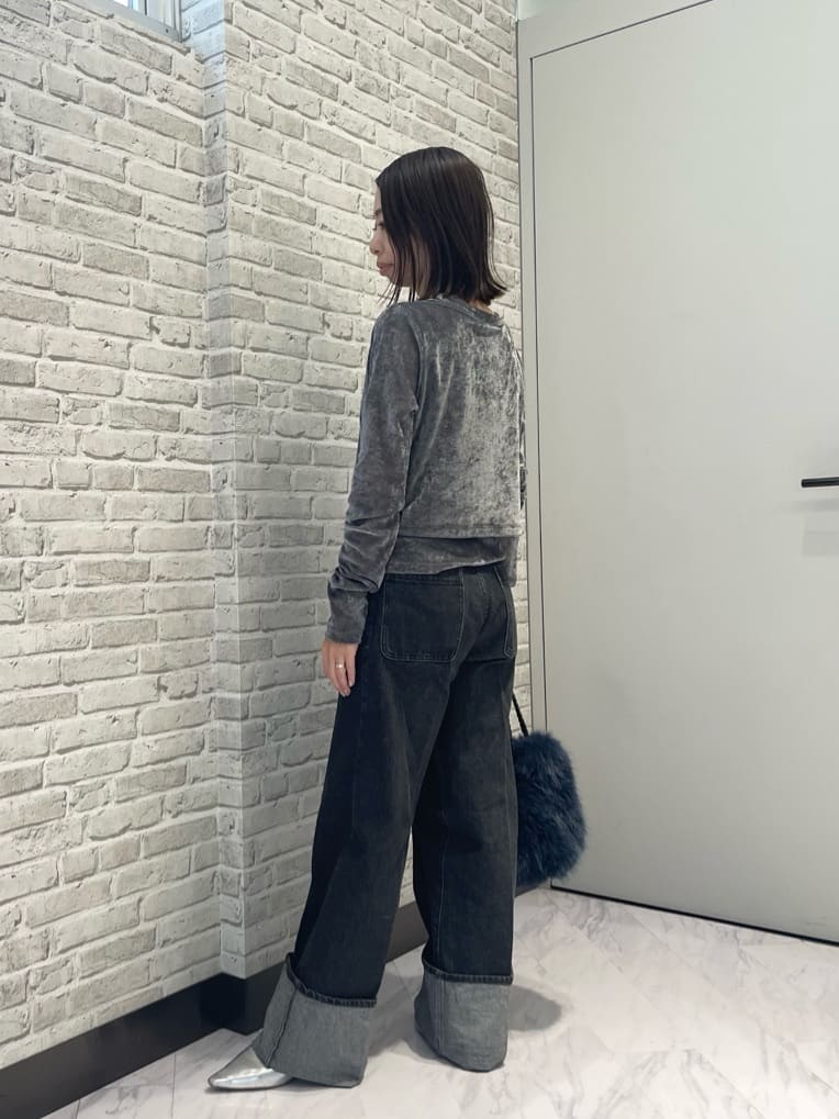Mikoさんの「INDIVI｜ロールアップデニム」を使ったコーディネート