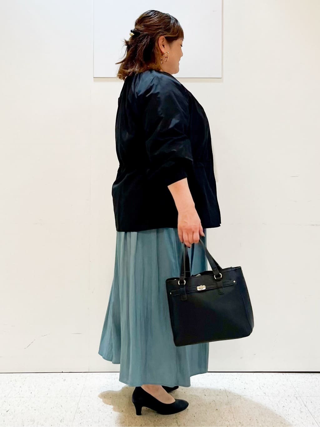 kimmyさんの「Reflect｜【パンツにもスカートにも合わせやすい◎】ライティブルゾン」を使ったコーディネート