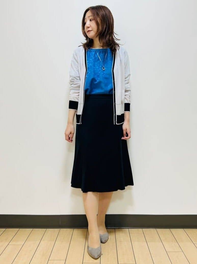miiiさんの「Reflect｜【SS-4Lサイズ】匠ソフトフレアスカート」を使ったコーディネート