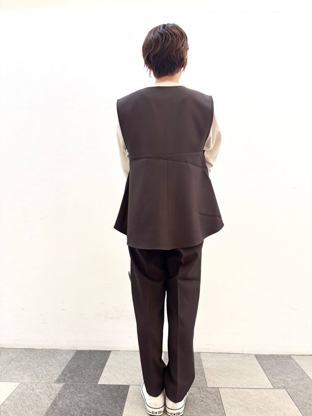 Haruさんの「Dessin｜【洗える】箔プリントロングTシャツ」を使ったコーディネート