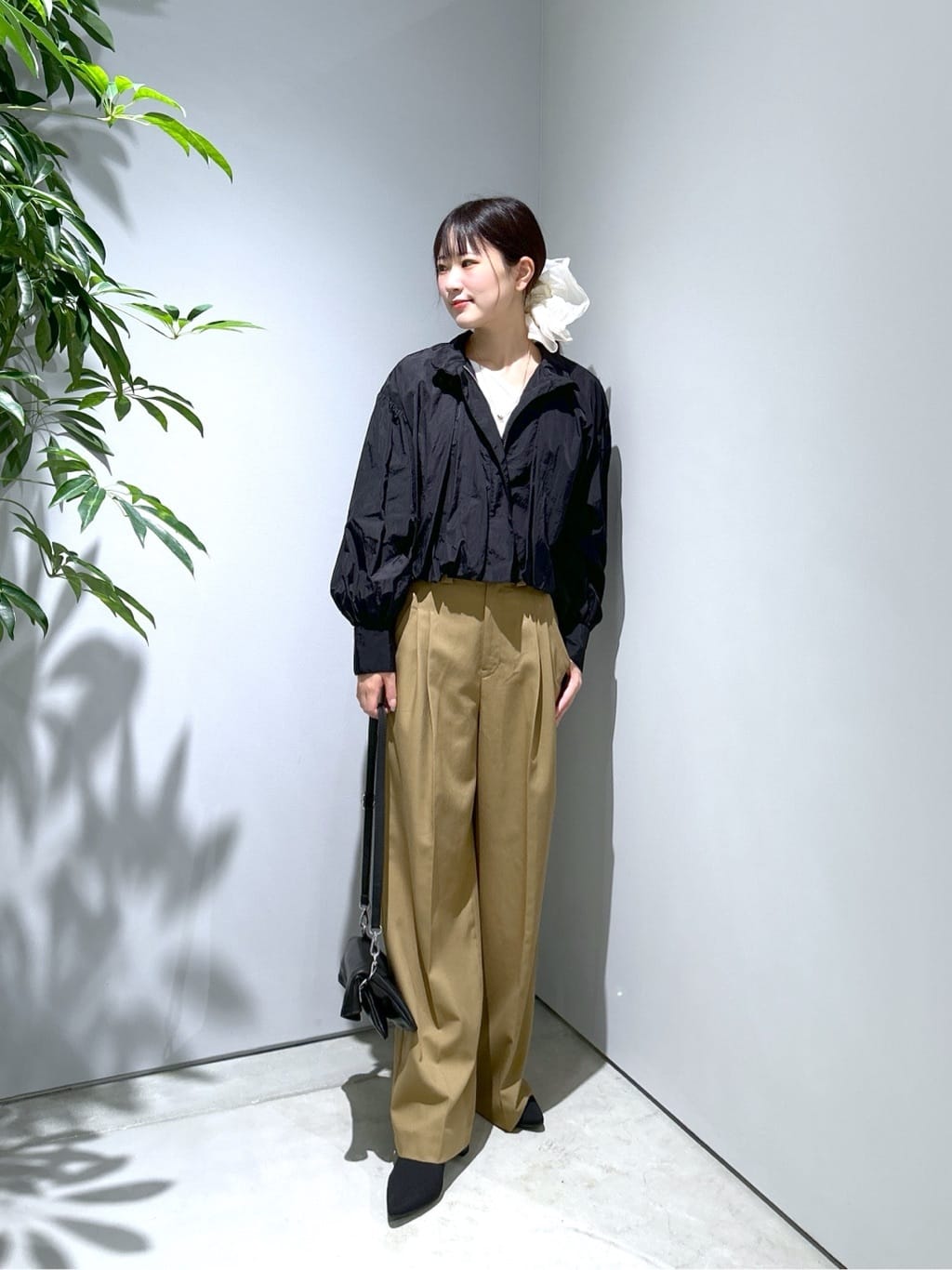 Renoさんの「INDIVI｜バルーンナイロンブルゾン」を使ったコーディネート