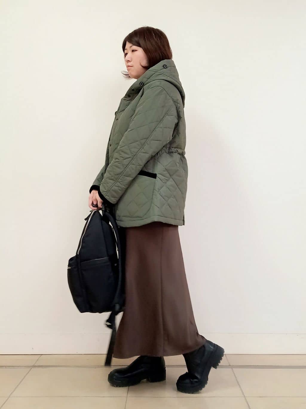 emiさんの「DRESSTERIOR｜【再入荷/荷重軽減】サスペンションマルチポケットリュック」を使ったコーディネート