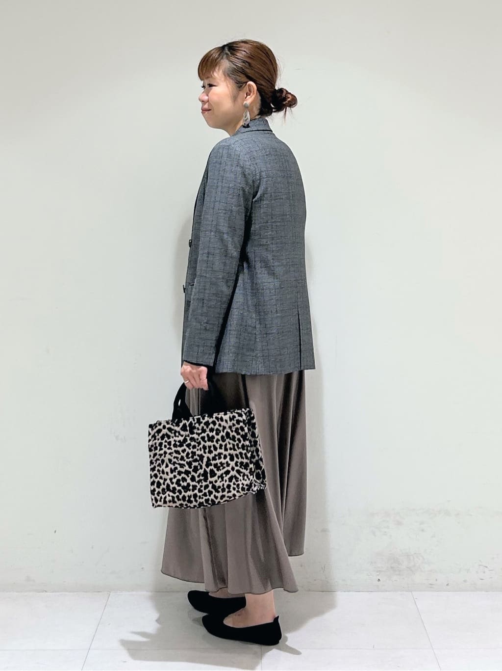 tsuyuさんの「INDIVI｜【洗える／オンオフ】チェック柄ダブルジャケット」を使ったコーディネート