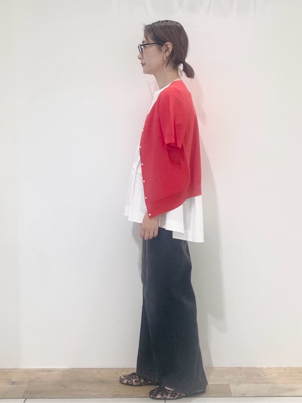 たけねぇさんの「OPAQUE.CLIP｜ガーダーニットカーディガン【UVケア／洗濯機洗い可】」を使ったコーディネート