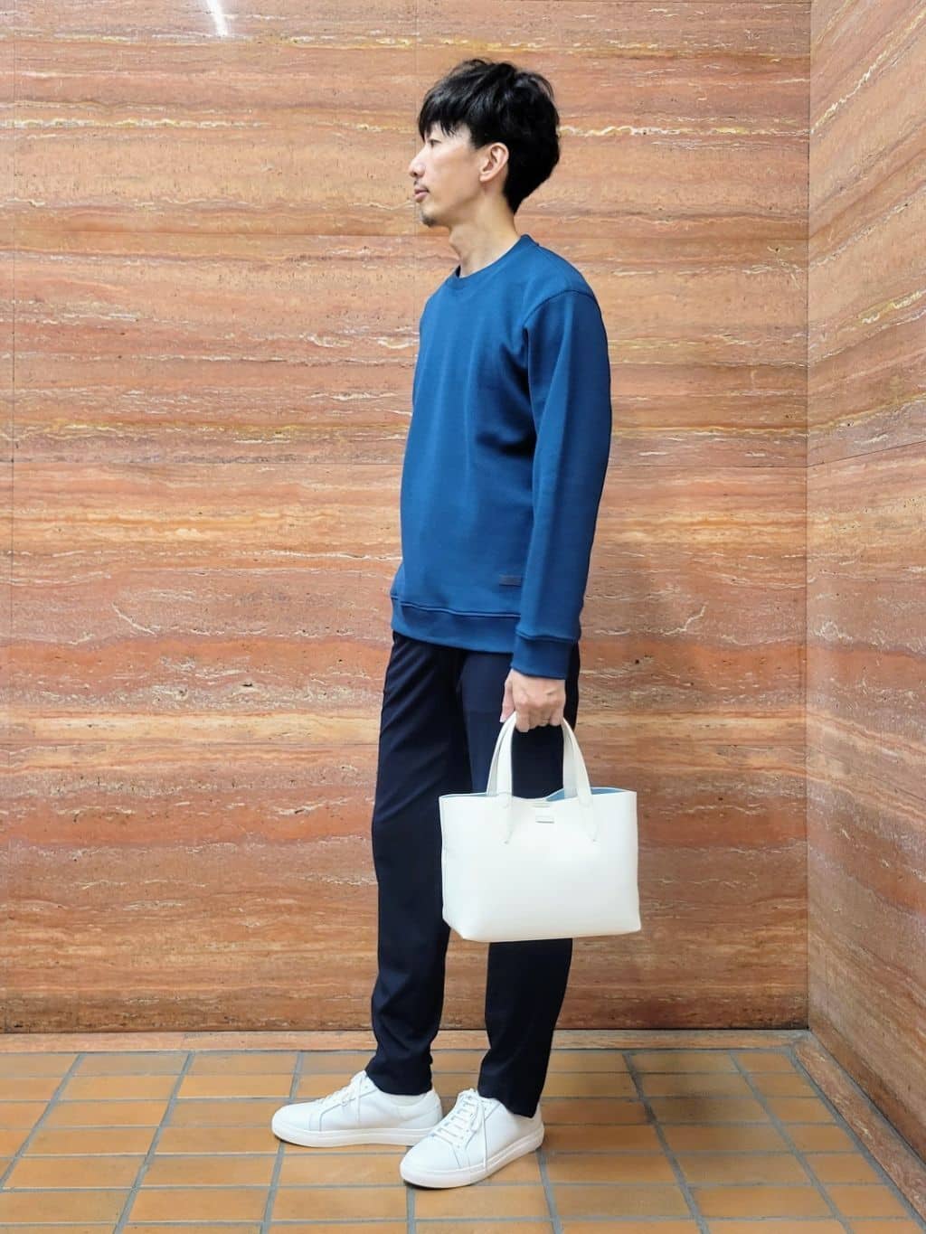 piroyaさんの「TAKEO KIKUCHI｜【尾州織】クルーネック カットソー」を使ったコーディネート