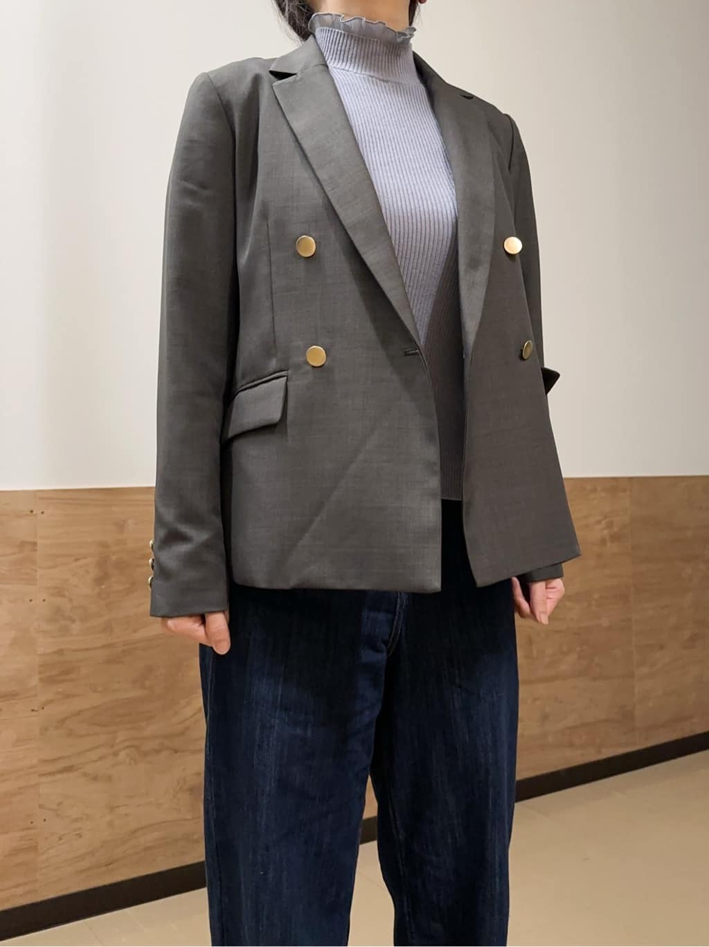 すーさんの「grove｜【カセット服】ダブルブレストテーラードジャケット」を使ったコーディネート