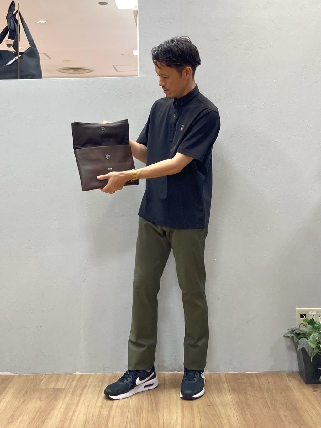 シュンさんの「TAKEO KIKUCHI｜【COOL CITY WEAR】エアートール ポロシャツ /接触冷感・通気性」を使ったコーディネート