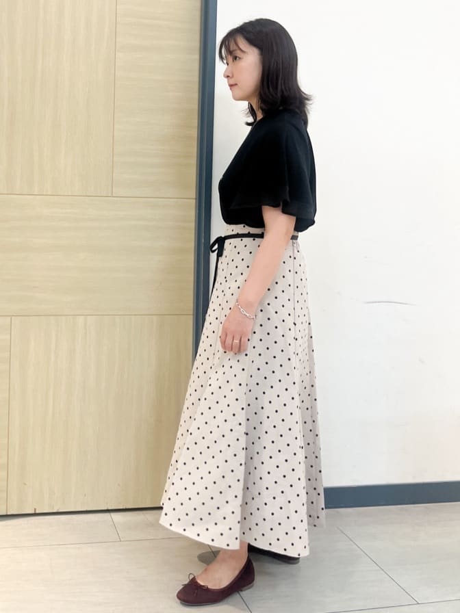 YOさんの「grove｜【人間工学】つつまれフィットバレエシューズ （抗菌防臭加工裏地使用）」を使ったコーディネート