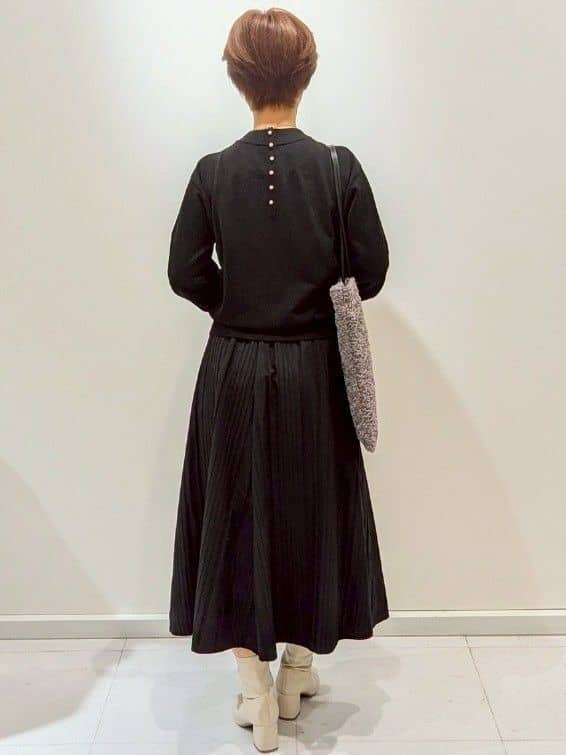 mamiさんの「Reflect｜【ゆったりシルエット】ジャージメルトンコクーンジャケット」を使ったコーディネート