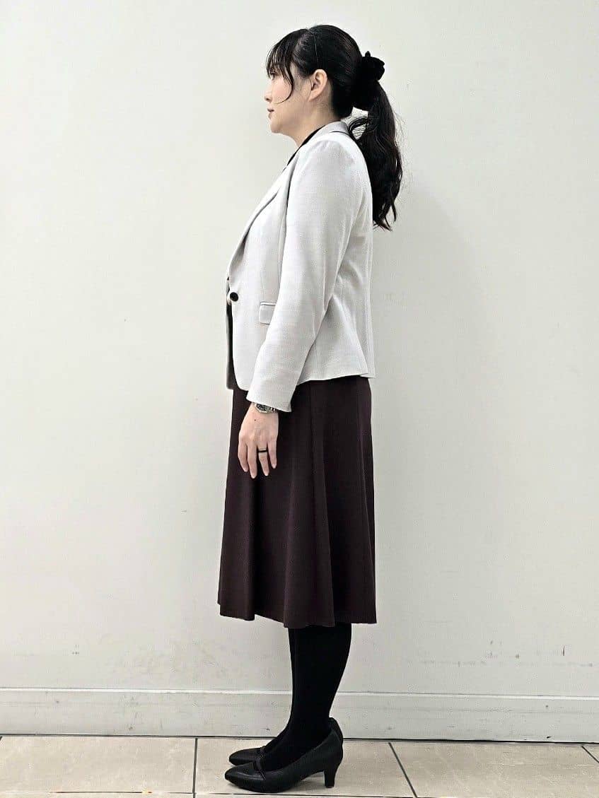 fkeさんの「Reflect｜【配色ボウタイ付き】八分袖ジョーゼットブラウス」を使ったコーディネート