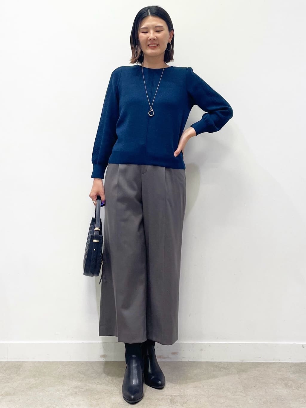 あやたかさんの「Reflect｜【選べる8色／スカートにもパンツにも◎】ウール混ボートネックニット」を使ったコーディネート